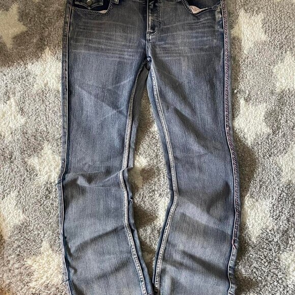 Women's Navy and Blue Jeans - Picture 1 of 4